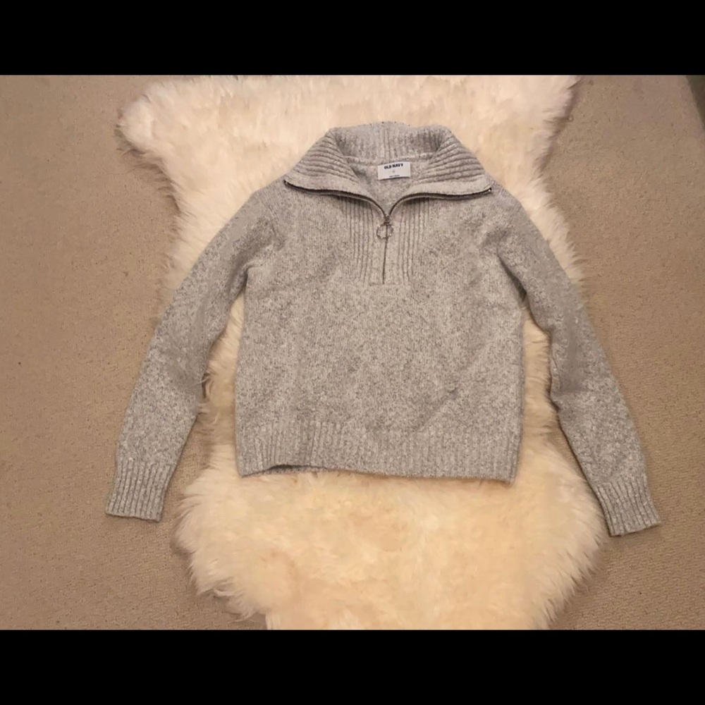 Gray sweater